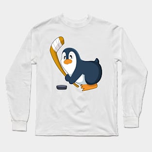 Penguin Ice hockey Ice hockey stick Long Sleeve T-Shirt